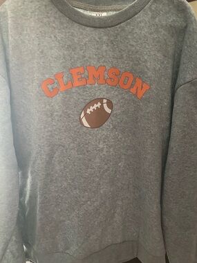 Clemson Gray Crewneck Sweatshirt - Women's Sweater